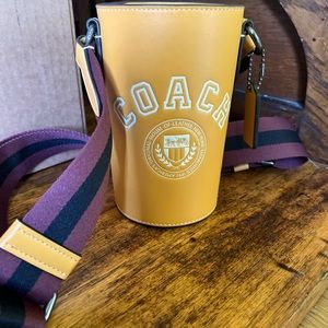 Coach water bottle holder brand new never used
